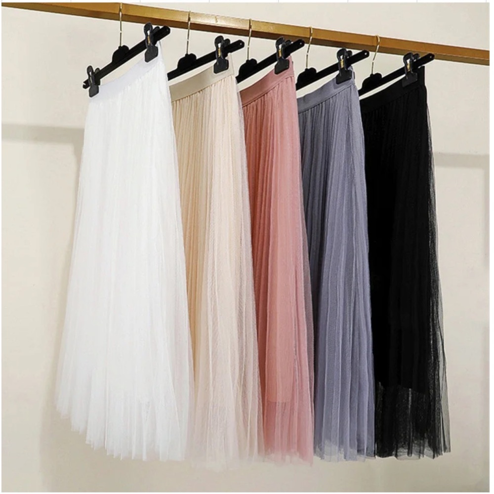 03 Fabulous Chic Midi Mesh Skirt
